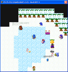 雪原地帯登場。雪の季節ですね。