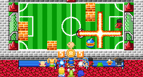 サッカー場サイズの爆弾サッカー