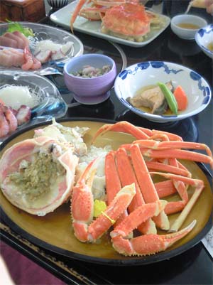 越前がに定食